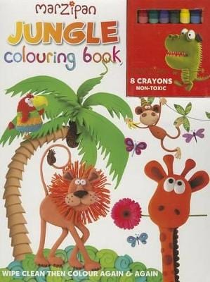 Rose Paper: Jungle Wipe-Clean Colouring Book and Crayon Set [2014] on Sale