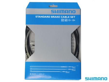 Shimano Road Brake Cable Set - Black For Sale