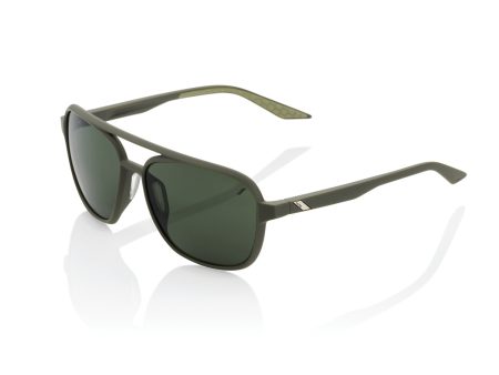 100% KAISA Sunglasses - Soft Tact Army Green - Grey Green on Sale