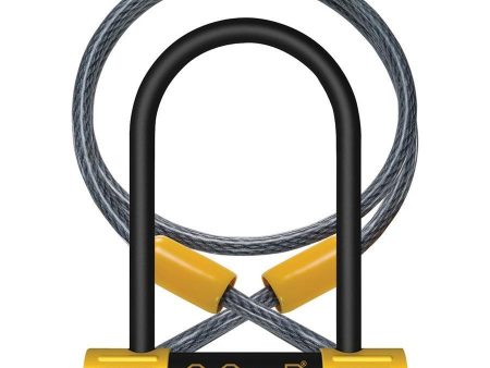 OnGuard 8015 Bulldog Mini DT Key U-Lock + Looped Cable For Discount