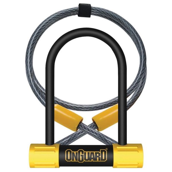 OnGuard 8015 Bulldog Mini DT Key U-Lock + Looped Cable For Discount