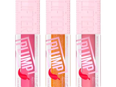 Maybelline Lifter Plump Gloss Trio Pack of 1x3set Online