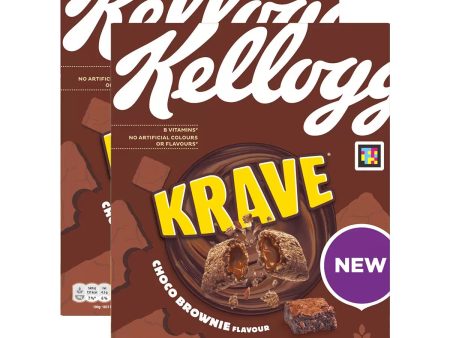 Kellogg s Krave Choco Brownie Packof 2 x 375g Sale