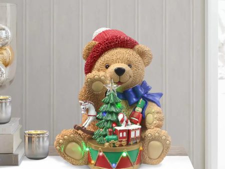 Resin Teddy Bear with Drum Pack of x1 ( 14 LED x1.1ft (0.33m)) For Discount