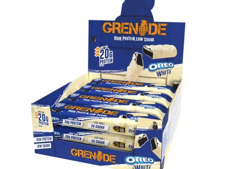 Grenade White Chocolate Oreo Pack of 12 x 60g on Sale