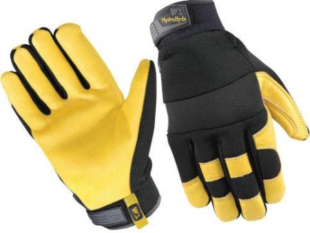 WELLS LAMONT Hydrahyde Leather Work Gloves M Size, 3 Gloves Online Hot Sale