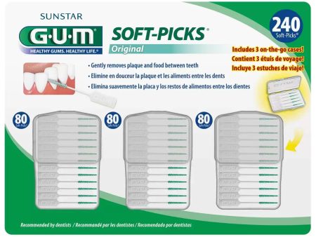 G.U.M Soft Picks Pack of 1x 240 Count Online Hot Sale