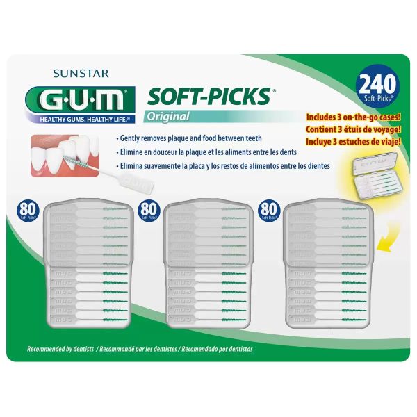 G.U.M Soft Picks Pack of 1x 240 Count Online Hot Sale