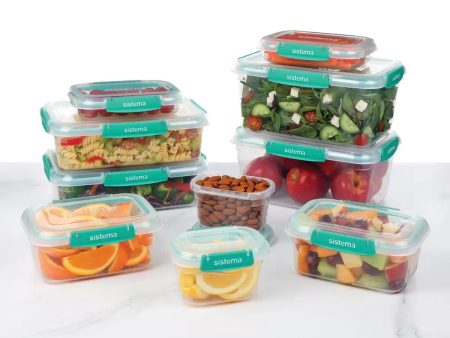 Sistema Klip IT Plus Food Storage Set, 10 Piece Hot on Sale