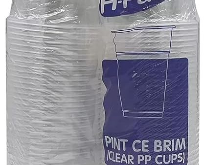 H-Pack Pint Tumblers 568ml, 100 Pack For Discount